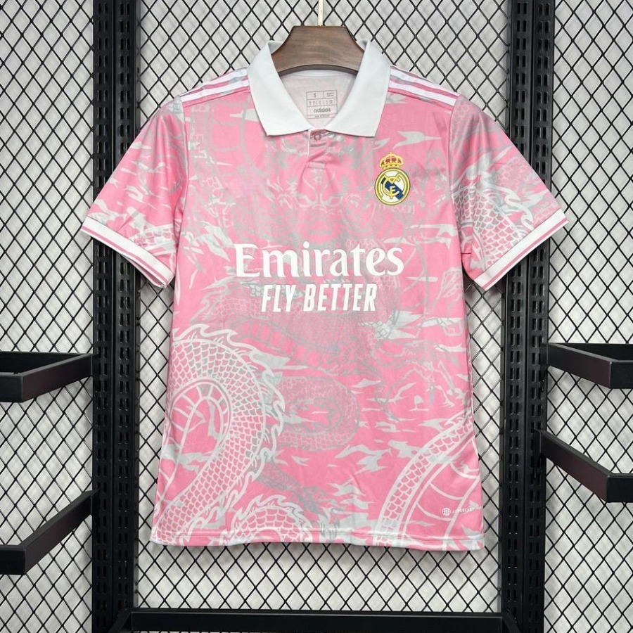 Real Madrid 25/26 Polo Rose Premium Trikot