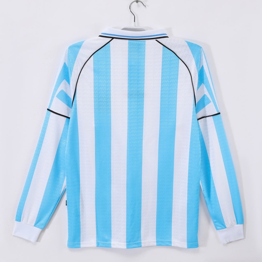 Argentinien Heimtrikot 1998 Retro Langarm