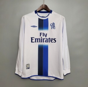 Chelsea Auswärtstrikot Langarm 2003/04