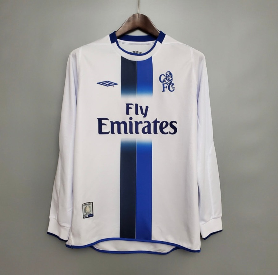 Chelsea Auswärtstrikot Langarm 2003/04