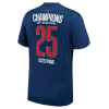 PSG 24/25 Champions Trikot mit Flock