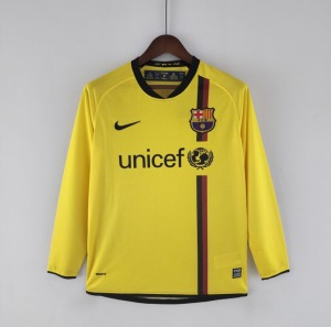 FC Barcelona Trikot 2008/09 Auswärts Langarm