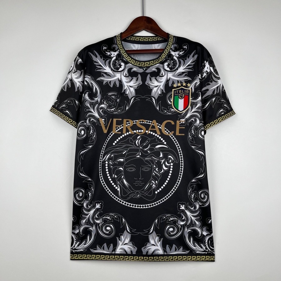 Italien Concept Trikot Schwarz Gold 2023 2024