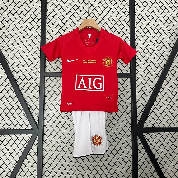 Kinder-Trikot Manchester United Retro 2008