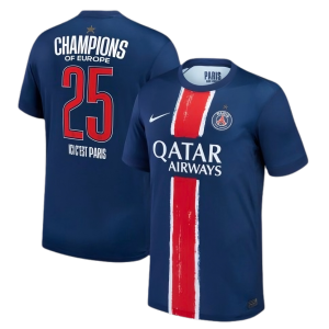 PSG 24/25 Champions Trikot mit Flock