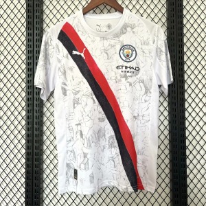 Manchester City Auswärtstrikot 2025/26 Weiß