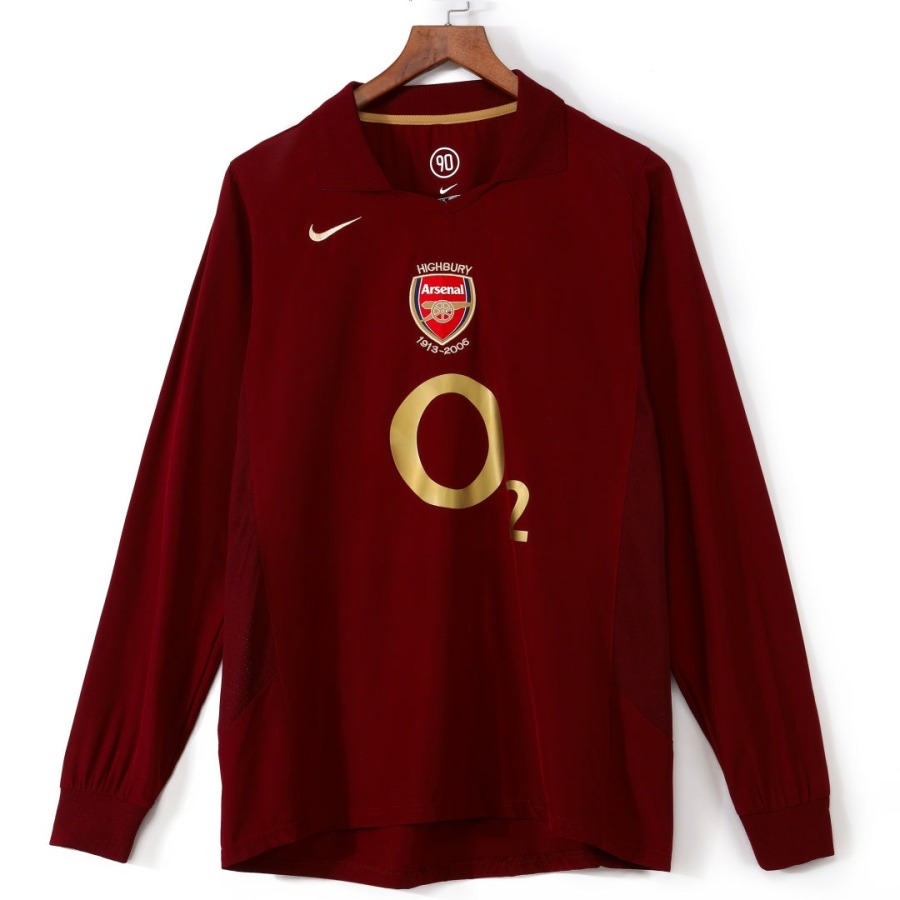 Arsenal Heimtrikot 2005-2006 Langarm Retro