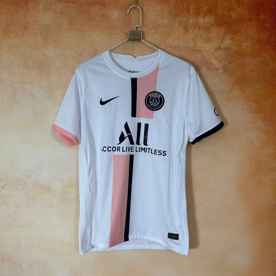 PSG Retro Trikot Weiß 2021-2022