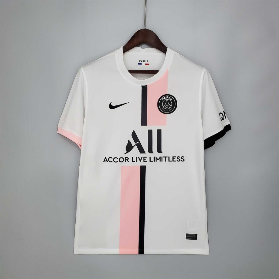 PSG Retro Trikot Weiß 2021-2022