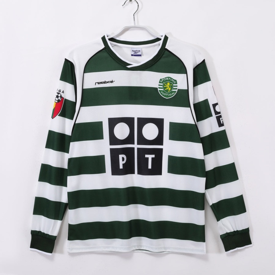 Sporting CP Heimtrikot 2001-2003 Langarm