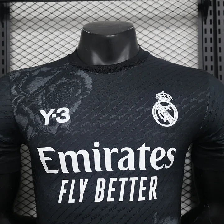 Real Madrid Y3 Trikot Schwarz 2024-2025