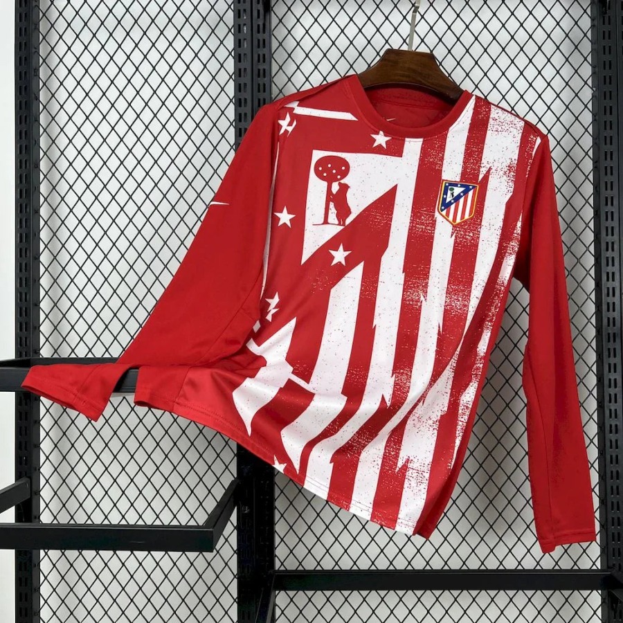 Atletico Madrid Langarm-Trikot 2025-26