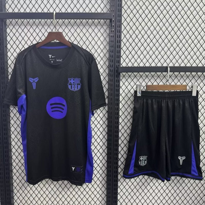 Barcelona 25/26 Black Special Trikot für Kinder