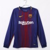 Barcelona Heimtrikot 2017-2018 Langarm Retro