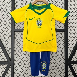 Brasilien Trikot Kinder Retro 2004