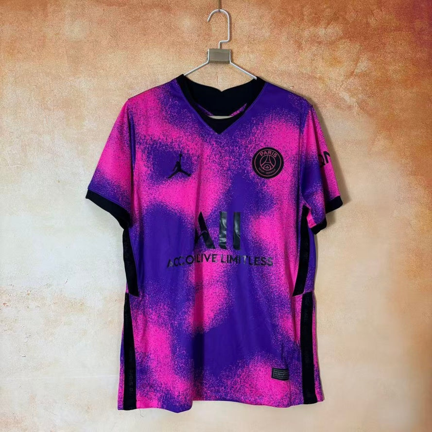 PSG Third Retro Trikot 2021-2022 Rosa