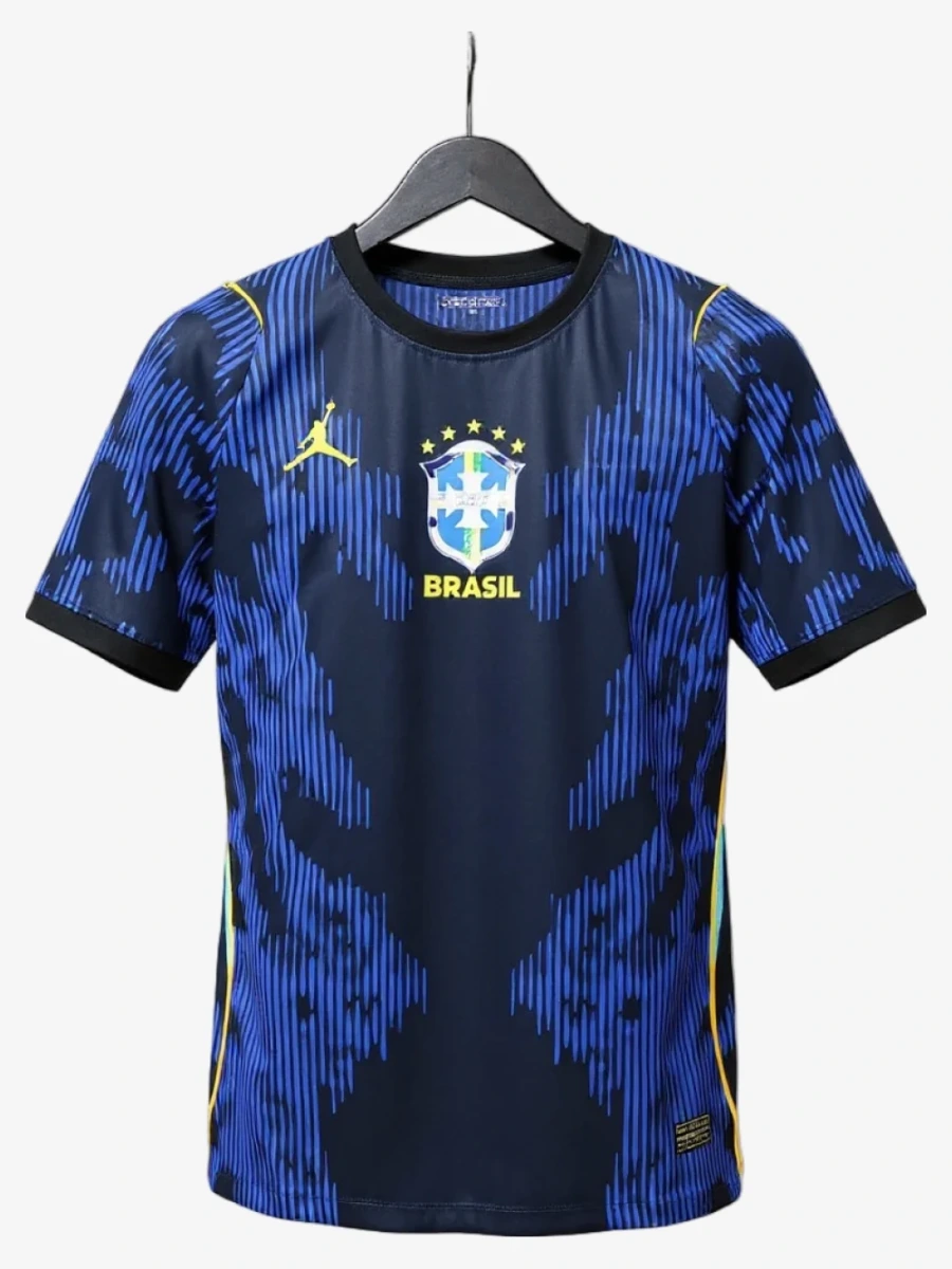 Brasilien 2026 Auswärts Trikot Player Langarm