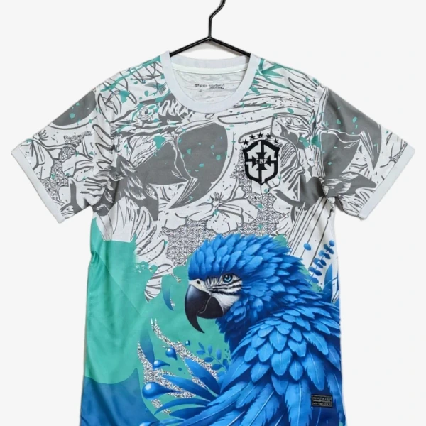 Brasilien Concept Trikot Blau-Weiß 2024-2025