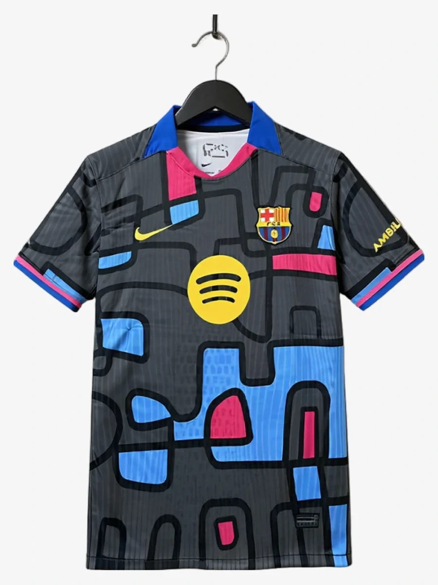 Concept Trikot FC Barcelona Edition Abstraktes Muster 2025-2026