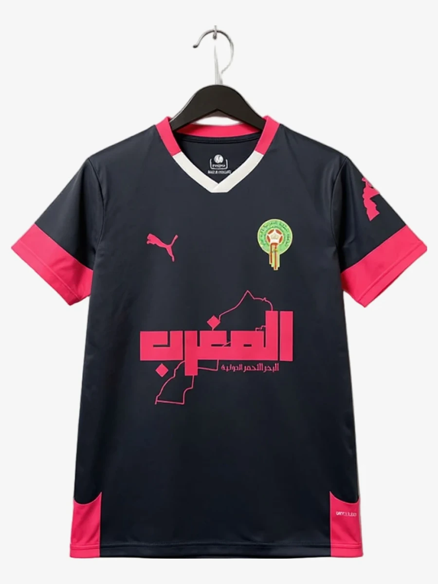 Concept Trikot Marokko Edition Schwarzrosa 2025-2026
