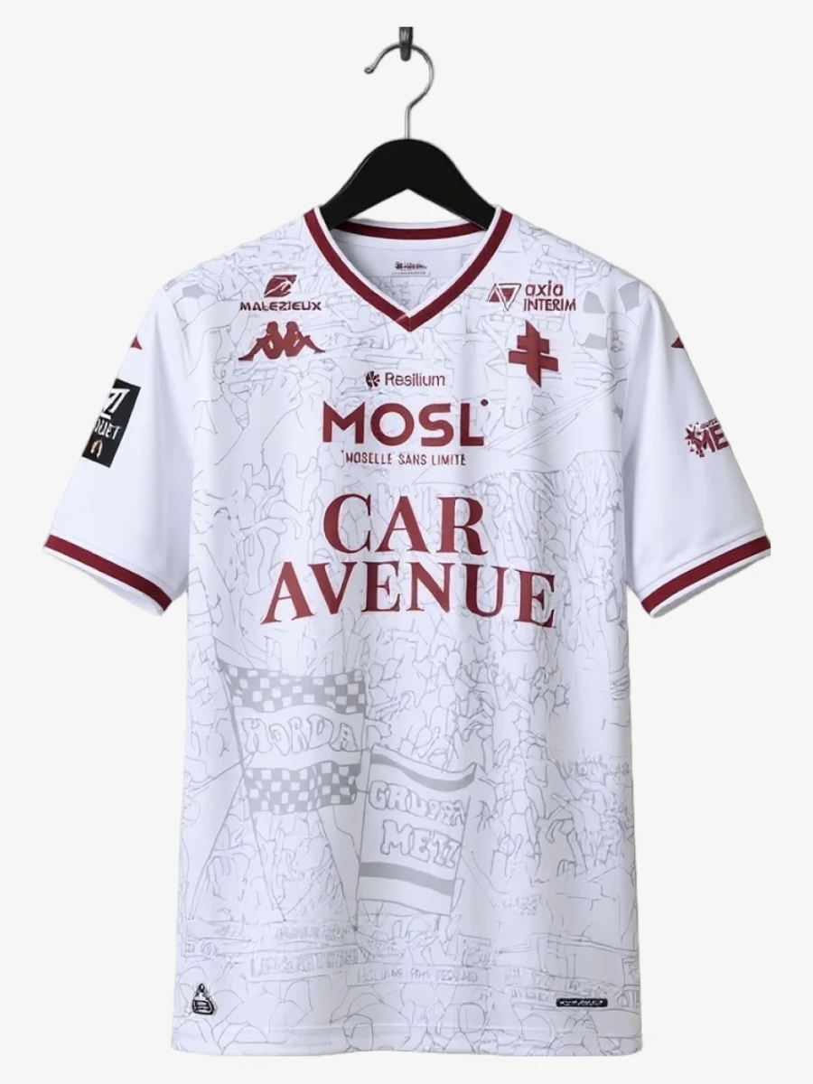 maillot-fc-metz-exterieur-2025-2026 studio v12 FC Metz Auswärtstrikot 2025-2026