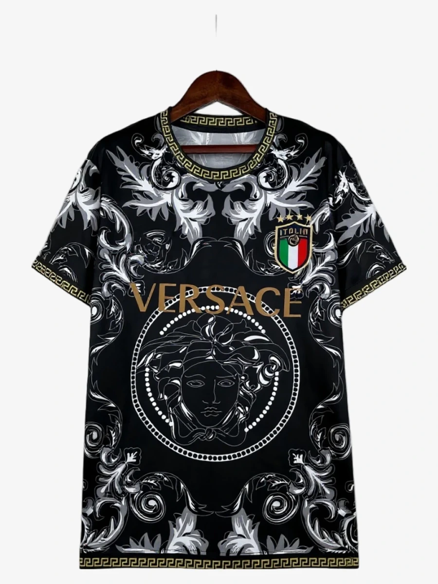 Italien Concept Trikot Schwarz Gold 2023 2024