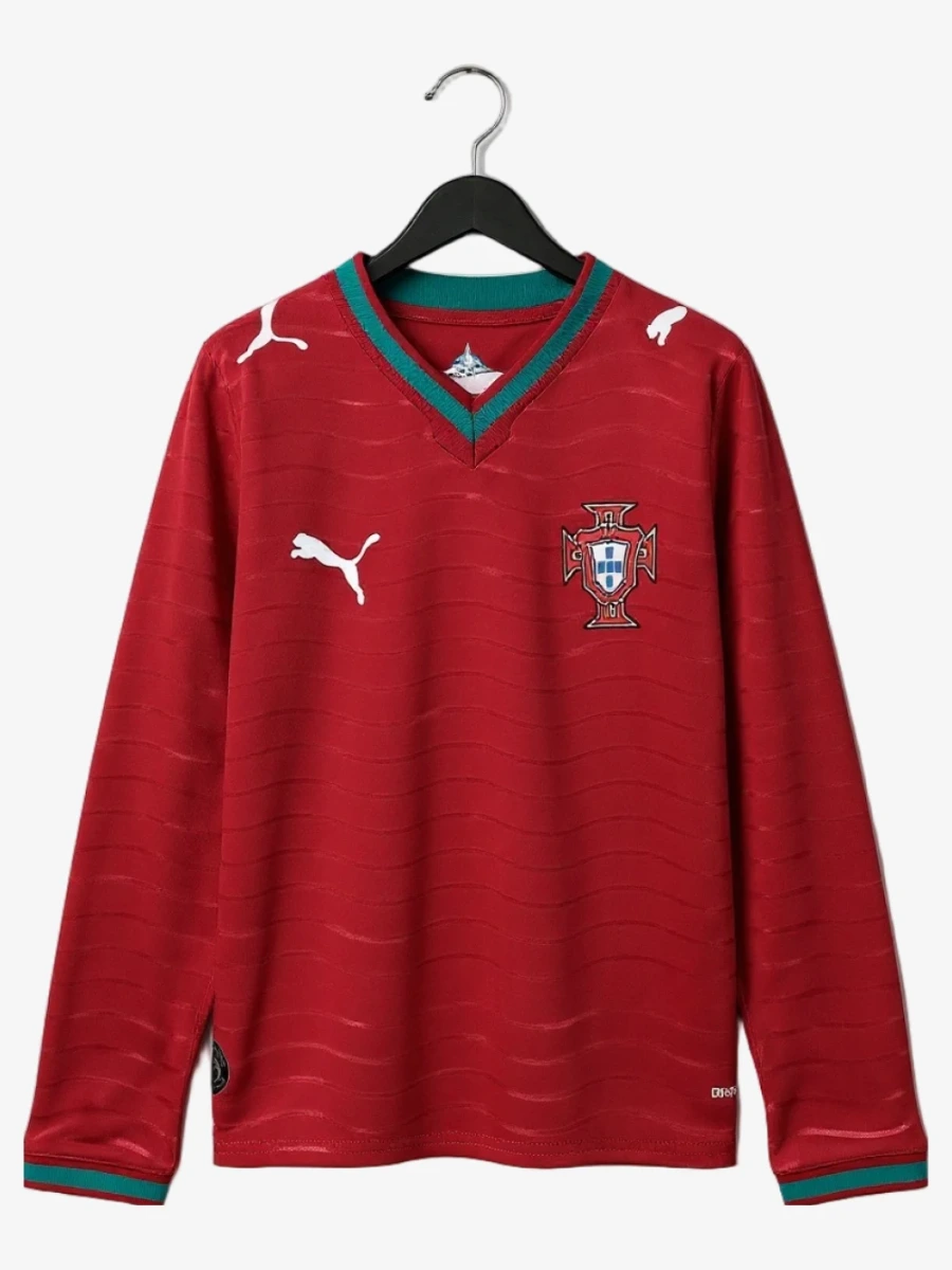 Portugal Heimtrikot 2026 mit langen Ärmeln