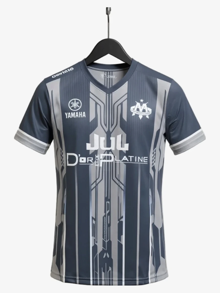 OM x JUL Grey Trikot 2025-2026