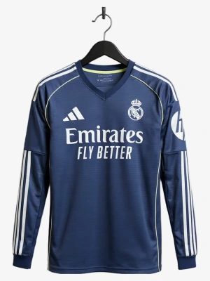 Real Madrid Auswärtstrikot Langarm 2025-2026