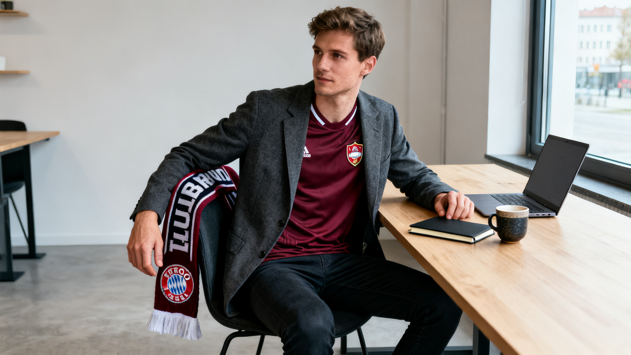 Fußballtrikot im Büro tragen: So gelingt der Look